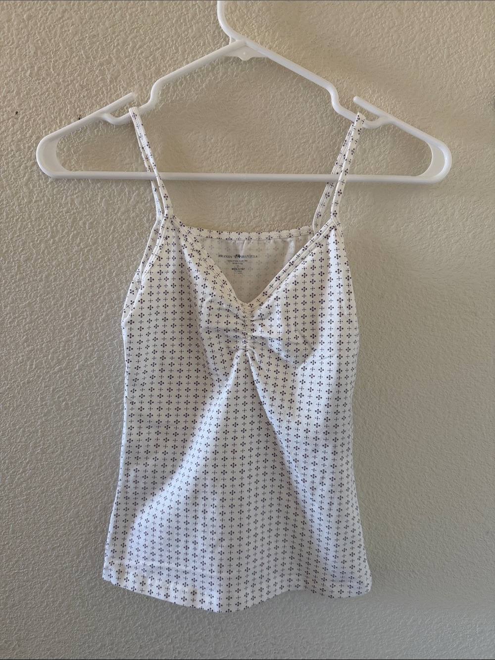 Brandy melville white Archie tank top
